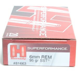Hornady 6mm Rem 95 Grain SST (Super Shock Tip) Superformance (20)