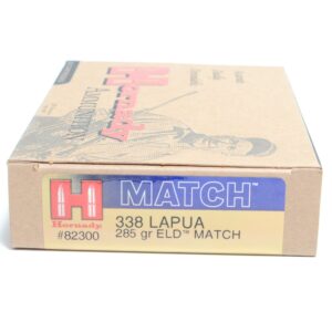 Hornady 338 Lapua 285 Grain ELD-M (Extremly Low Drag) Match (20)