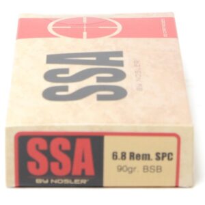 SSA 6.8mm 90 Grain SPC Nosler Protected Point Bonded (20)