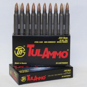 Tula Ammo 223 55 Grain HP Steel Case (20)