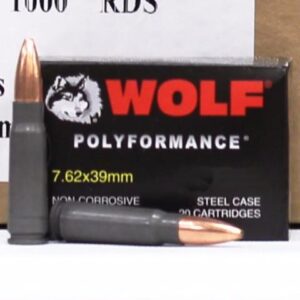 Wolf 7.62x39 123 Gr Hollow Point Non Corrosive (20)
