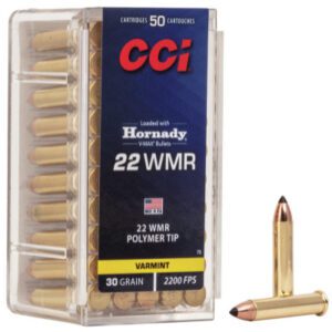 CCI 22 WMR 30 Gr V-Max Polymer Tip (50)