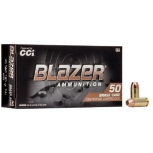 CCI Blazer Brass 40 S&W 180 Gr FMJ-FN (50)