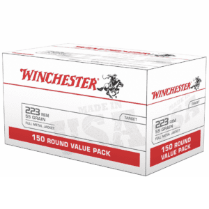 Winchester 223 Rem 55 Gr FMJ VALUE PACK (150)