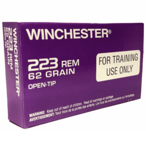 Winchester 223 62 Grain Open Tip LE Training Round (20)