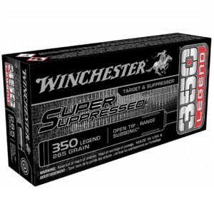 Winchester 350 Legend 265 Grain Open Tip - Range Subsonic (20) "Super Suppressed"