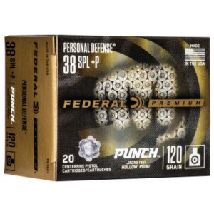 Federal 38 Special 110 Gr Premium JHP "Punch" (20)