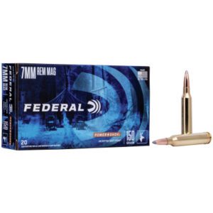 Federal 7mm Rem Mag 150 Gr Soft Point Power Shok (20)