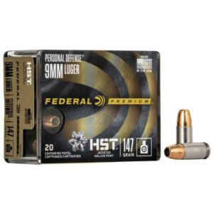 Federal 9mm 147 Gr Premium Personal Defense HST (20)