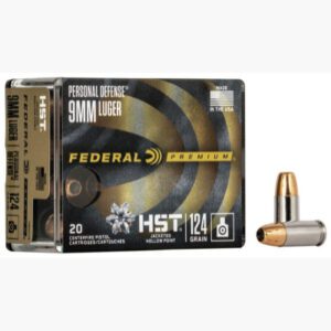 Federal 9mm 124 Gr Premium Personal Defense HST (20)