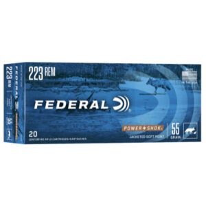Federal 223 Rem 55 Gr Power-Shok JSP (20)