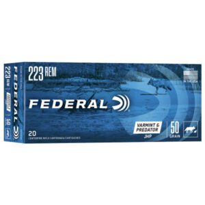 Federal 223 Rem 50 Gr JHP (20) Varmint & Predator
