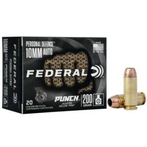 Federal 10mm 200 Gr JHP (20) Personal Defense "Punch"
